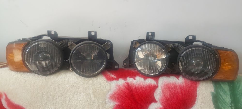 Фары Hella Black на BMW e34