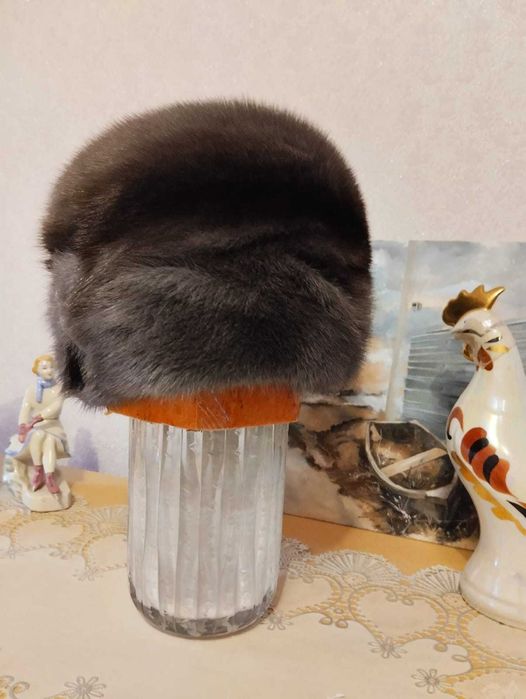 Шапка норковая размер 55