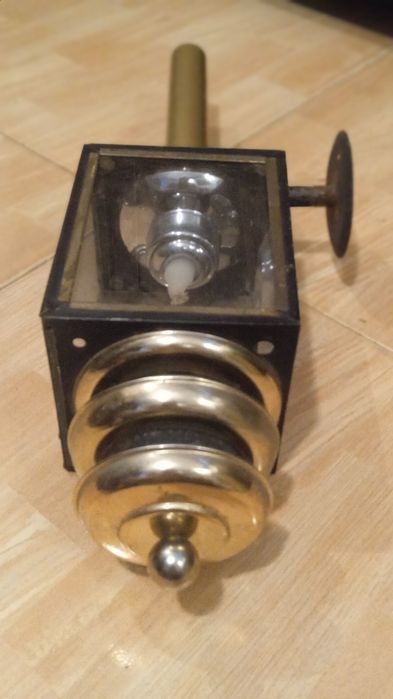 Lampa reflector cu lumanare pentru caleasca/caruta sau curte/foisor