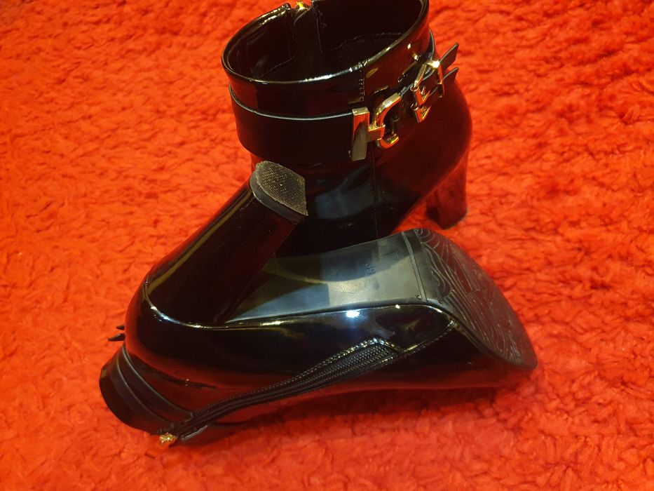 Botine dama piele naturala lac 38