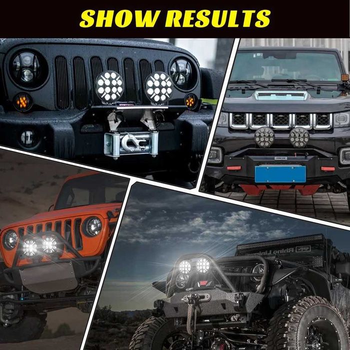 1бр. LED Халоген 9 инча / Работна лампа с дневна светлина 12 / 24V