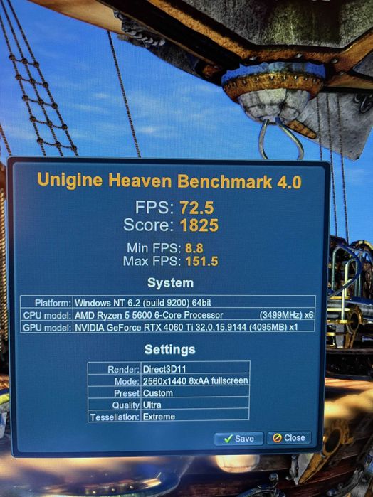 MSI Geforce RTX 4060 TI GAMING X - 8 GB