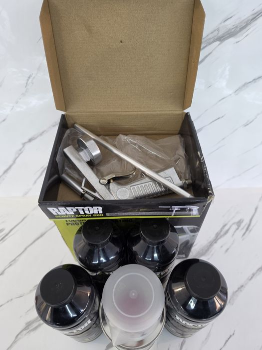 Kit Vopsea RAPTOR 3.8L Nardo Grey RAL 7001 + pistol