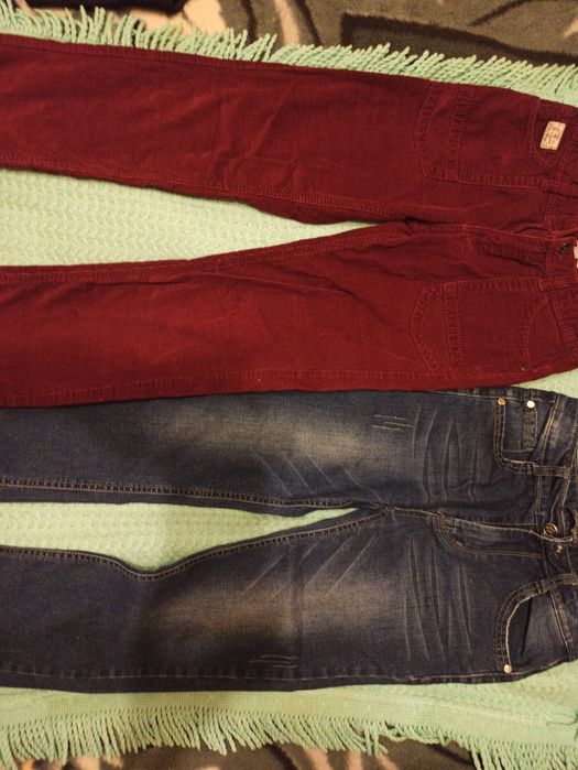 Одежда на мальчика 7-9л, джинсы ,кофточки,трико