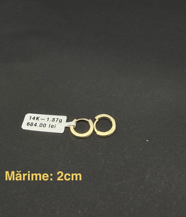 Cercei Aur 14K 1.37gr