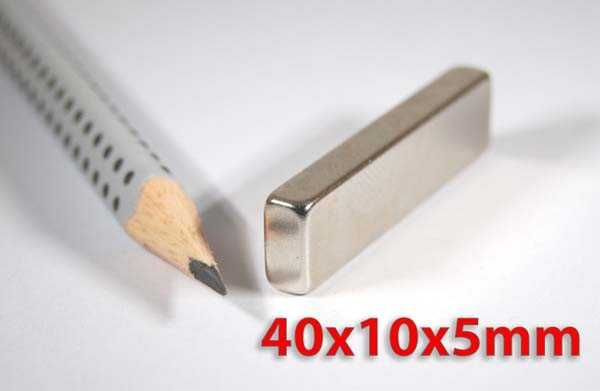 40x10x5mm неодимов МАГНИТ N52, magnit, neodimov, магнити, magniti