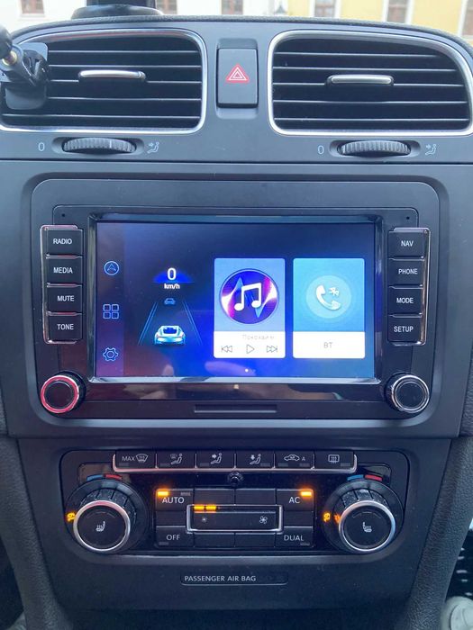 Андроид Мултимедия VW GOLF 6 CARPLAY,Waze,Andorid Auto,Iphone ANDROID 16