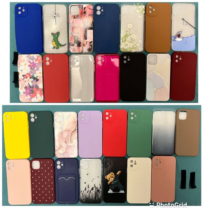 husa iPhone 11 12 13 14 15 16 17 cu protecție camere toate versiunile