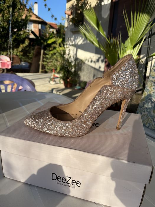 Брокатени обувки Bershka