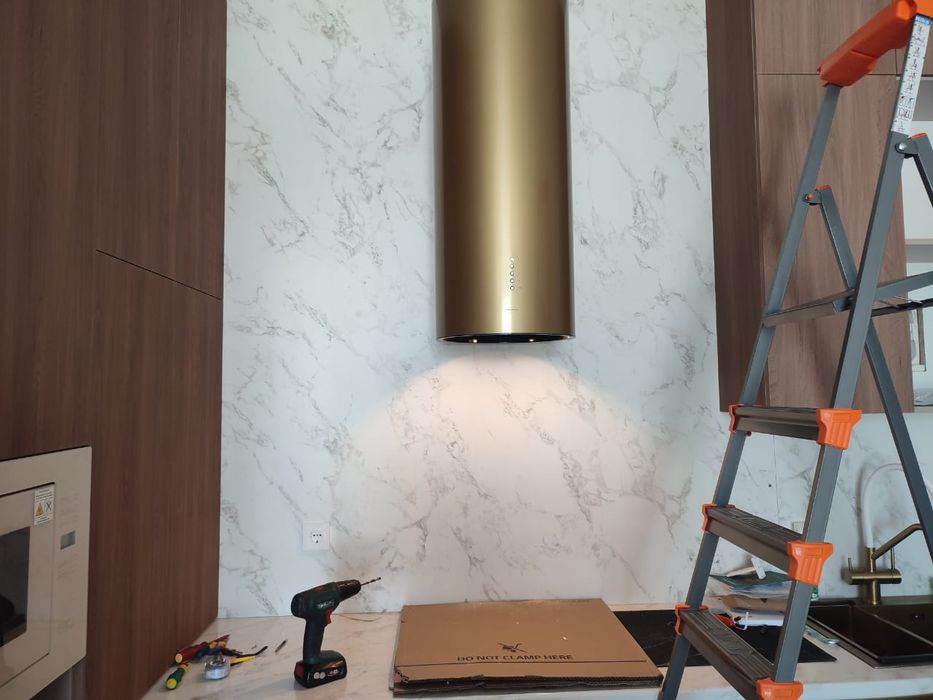 Установка вытяжки.Астана