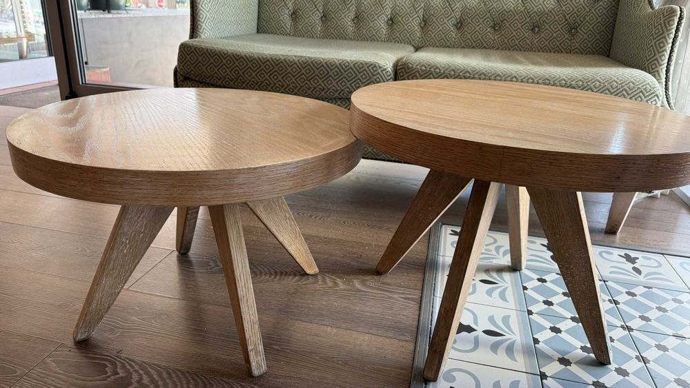 Комплект кръгли масички за кафе