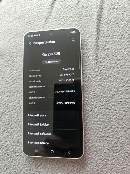 Samsung Galaxy s25 256gb impecabil