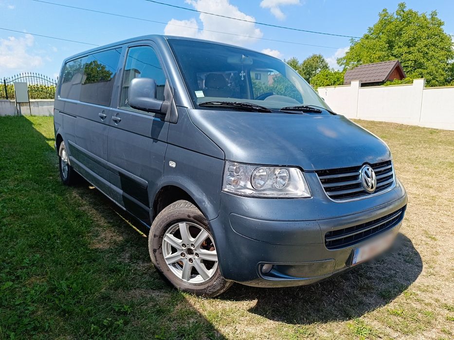VW T5 2.5 174cp, Lung, 5 locuri mixt, manuală 6 viteze, import Belgia