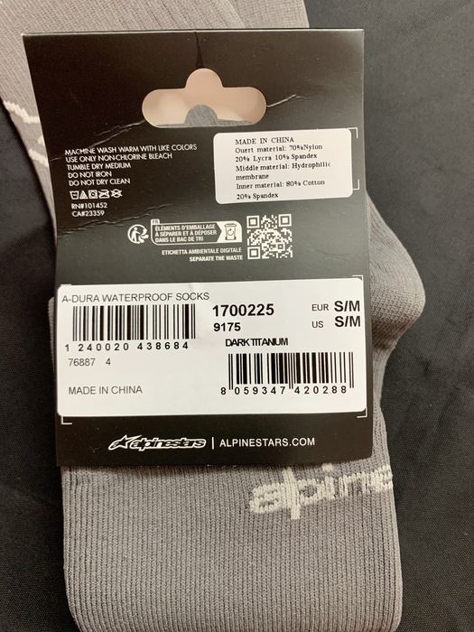 Sosete moto Alpinestars Impermeabile!