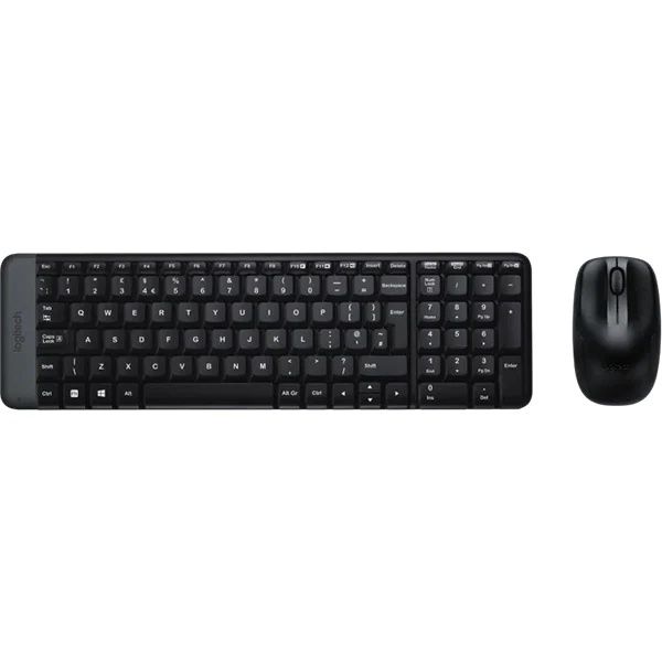 Tastatura wireless slim Logitech MK225 + mouse