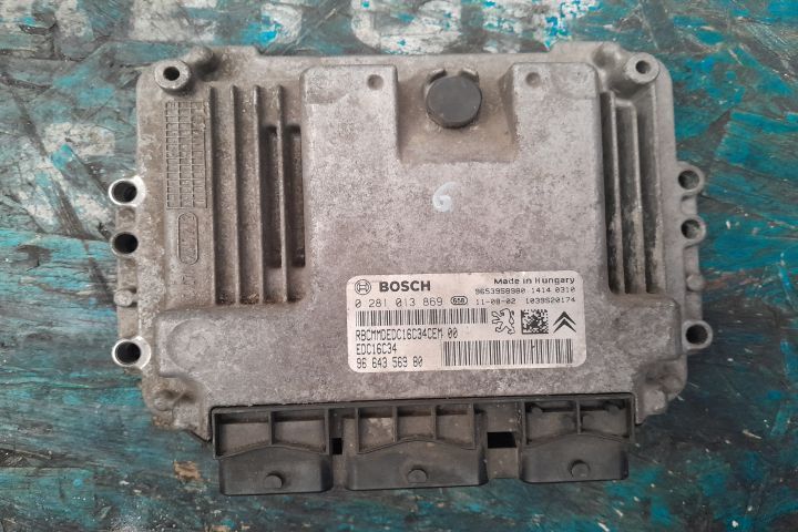 Calculator motor ECU 0281013869 - 1.6 HDI 0281013869 - 1.6 HDI Fiat S