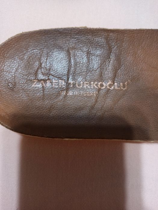 Мужские кожаные кроссовки