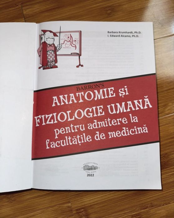 Barrons Anatomie si fiziologie umana 2022