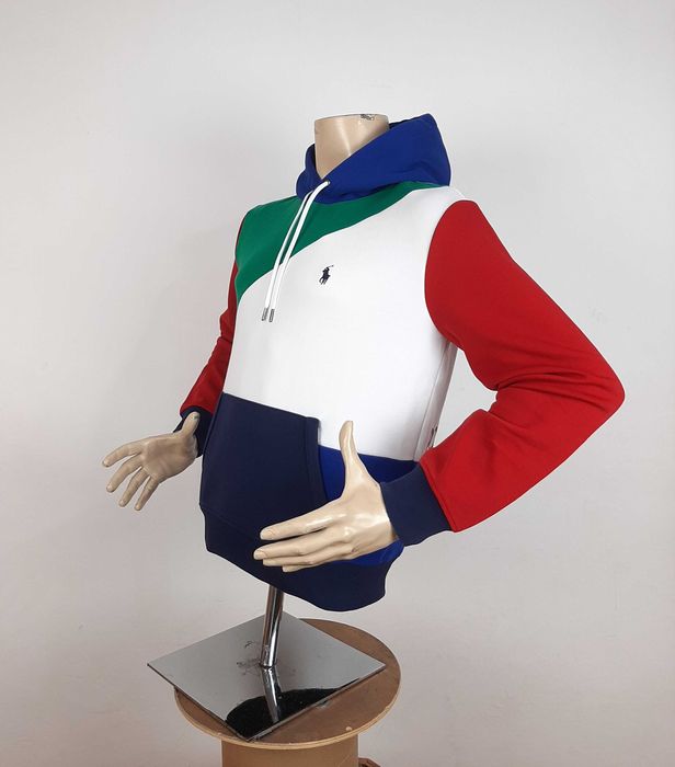 Polo Ralph Lauren Colour-Blocked - Оригинален мъжки суитшърт размер S