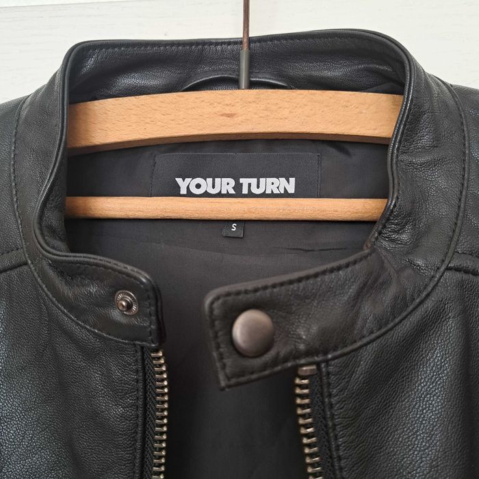 НАМАЛЕНИЕ на черно кожено яке/ест. кожа/-рокерски тип-99лв.от 149лв.