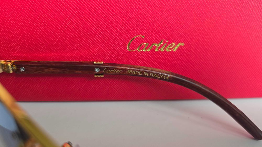 Ochelari de soare Cartier Leopard Blue