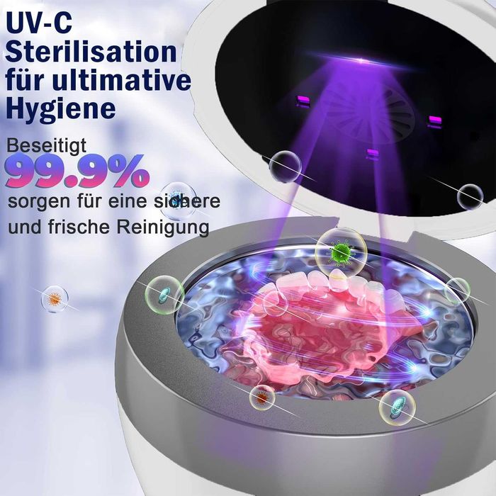 Stim-U-Dent Ultrasonic Cleaner 45 kHz pentru Proteze și Bijuterii