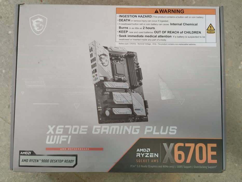 Placa de baza AMD Ryzen AM5 MSi X670E Gaming Plus Wifi