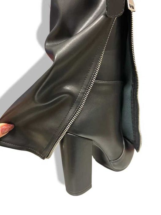 Дамски ботуши на висок ток-ПРОМОЦИЯ