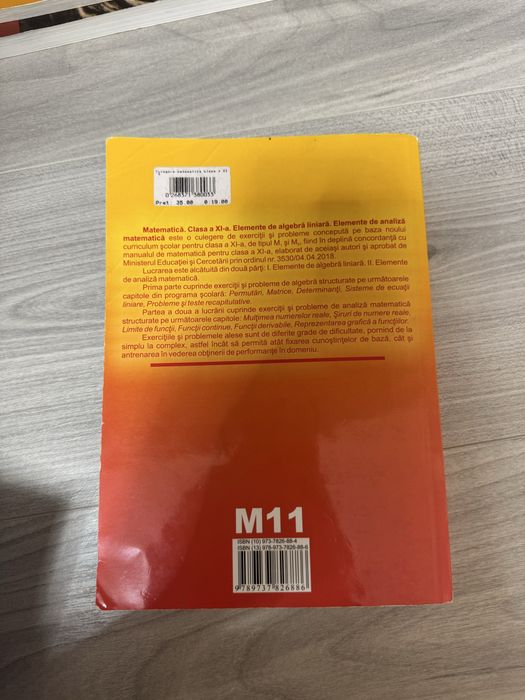 Culegere Matematica clasa XI