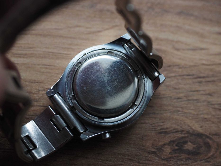 Ceas sovietic de damă Elektronika 5, cu brățară, sticlă minerală, URSS