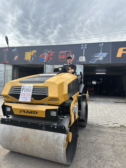 Каток для асфальта FURD FYL-S600 325 кг Виброкаток В наличии 2026