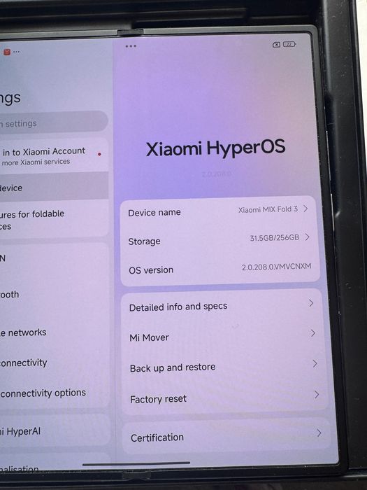 Xiaomi Mix Fold 3  / Star Gold / Nou / 12 Gb Ram / 256 Gb