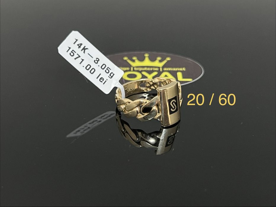 Bijuteria Royal CB : Inel aur 14k 585  3,05 gr