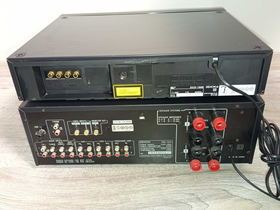 Комплект стерео усилвател Denom PMA-700V и плейър Denon DCD-1500