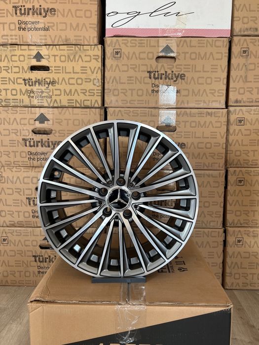 Jante EMR Wheels R17 Noi Mercedes Stil S500 Turbine Multispoke A B C E CLA CLS GLA GLB GLC GLK W176 W177 W204 W205 W212 W213