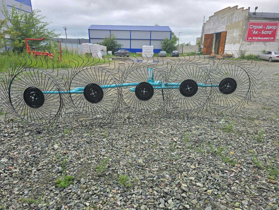 Грабли-ворошилки OGR, 5 колес сгребания