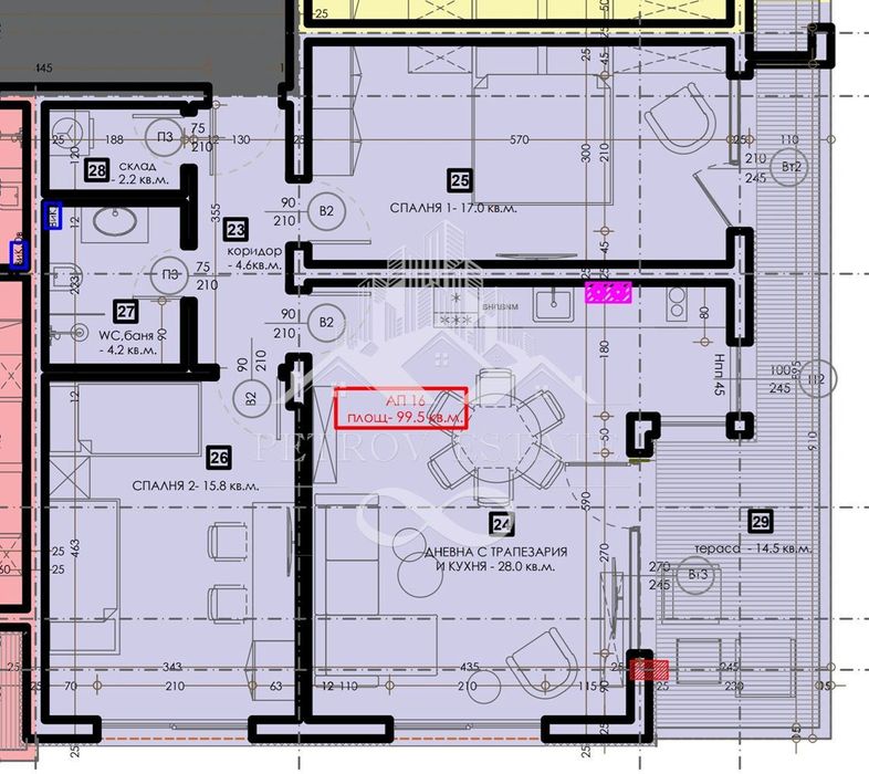 Продава се Тристаен апартамент в Велинград - 117 кв.м за 1098 €/кв.м - Снимка #2