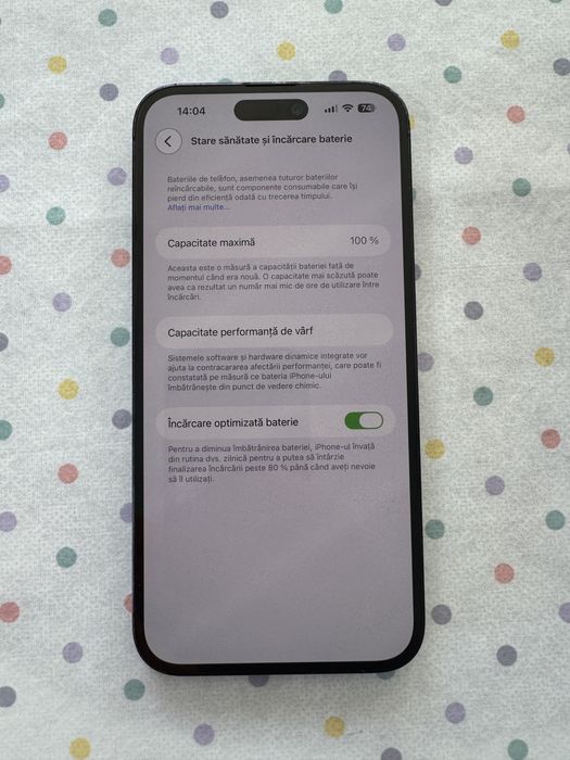 Iphone 14 pro max/100% baterie
