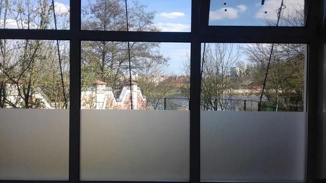 Матовая плёнка для окна