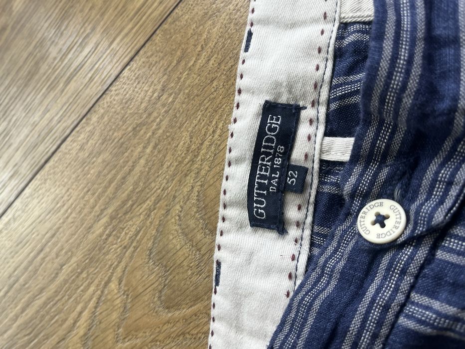 GUTTERIDGE 1878 - Made in ITALY   : 100% Лен размер 52-Л / Оригинал