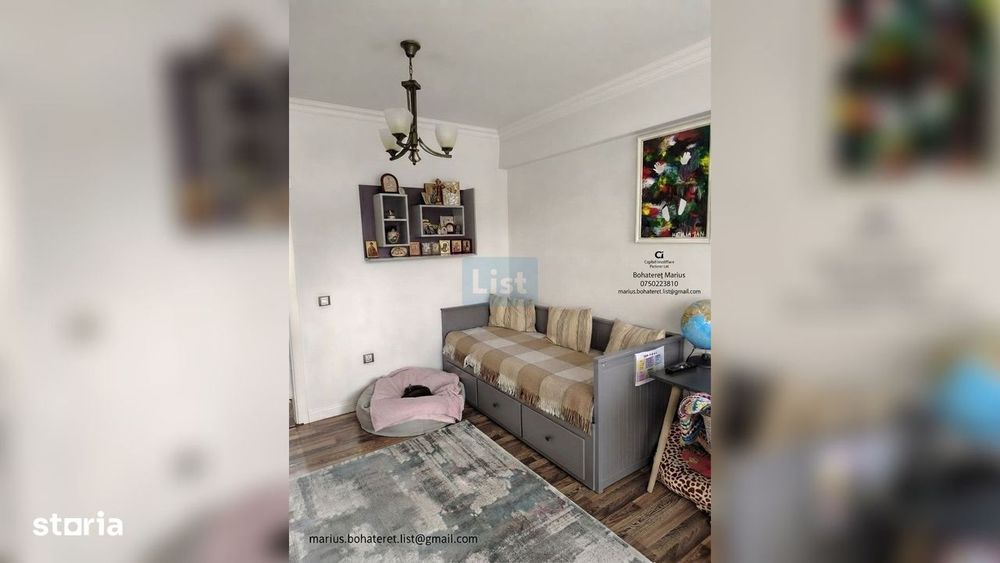 Vânzare apartament 2 camere, spațios și bine compartimentat