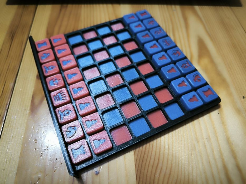 Мини шах за игра 3Д Принтиран