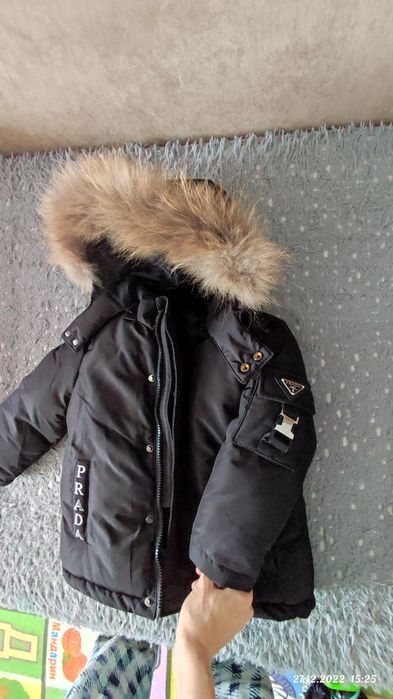 Куртка детская на мальчика Prada размер 86