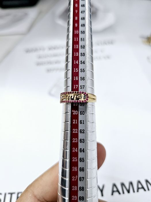 Vand inel dama din aur 14 k 2.39 g cod 932