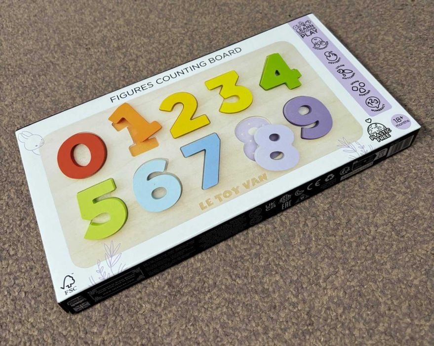 Le Toy Van Пъзел за броене за малки деца