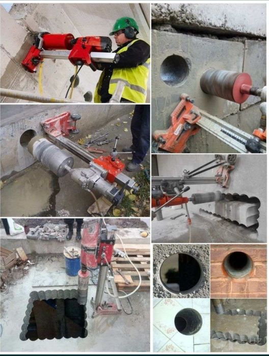 Almazniy bureniye. BETON TESHISH  XIZMATI