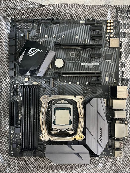 Процессор intel Core i7 7700k + материнская плата Asus