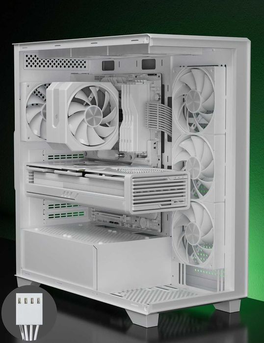 Cooler CPU upHere gaming up1TC4 White CPU Air Cooler,AMD Intel TDP230W