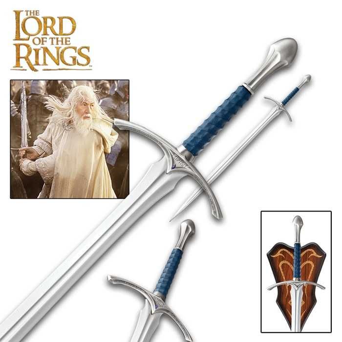 Glamdring Sword of Gandalf Меча на Гандалф с ножница и поставка