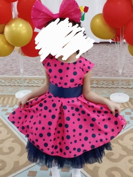 Платье в горошек